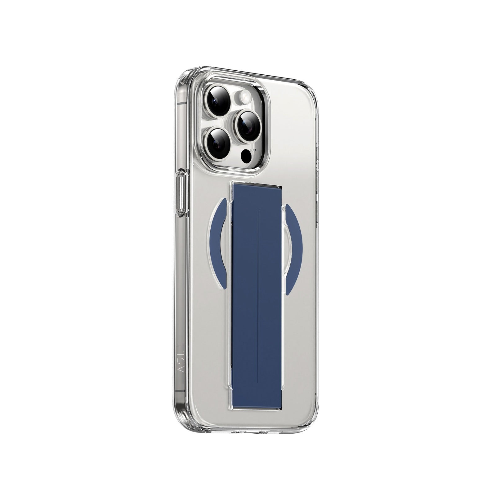 كڤر حماية مع مسكة سيليكون من أسلي جلوبال متوافق مع MagSafe لهاتف iPhone 15 Pro | أزرق غامق كڤر حماية مع مسكة سيليكون من أسلي جلوبال متوافق مع MagSafe لهاتف iPhone 15 Pro | أزرق غامق